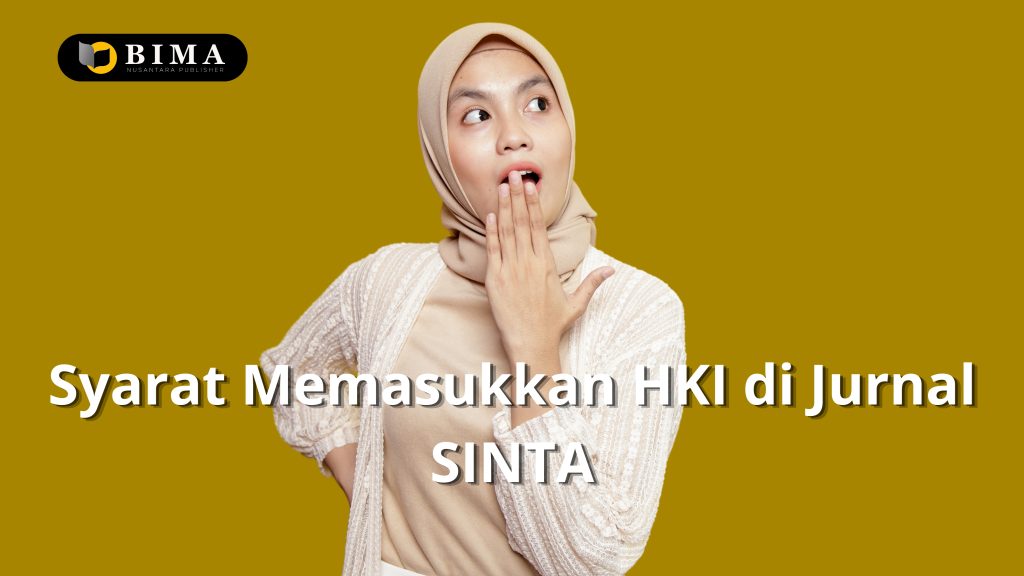 Syarat Memasukkan HKI di Jurnal SINTA