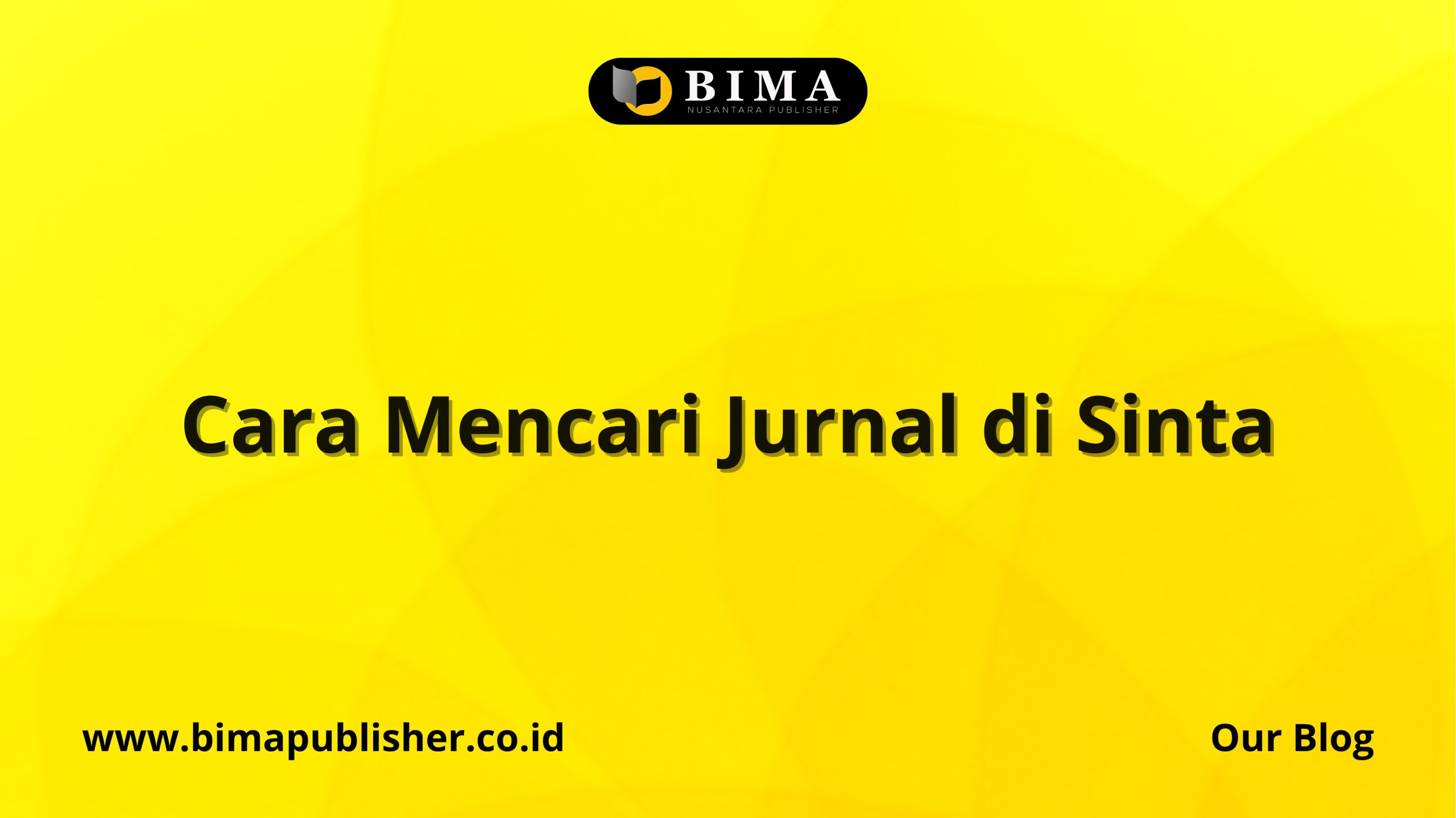 Cara Mencari Jurnal di Sinta
