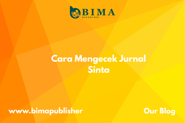 Cara Mengecek Jurnal Sinta